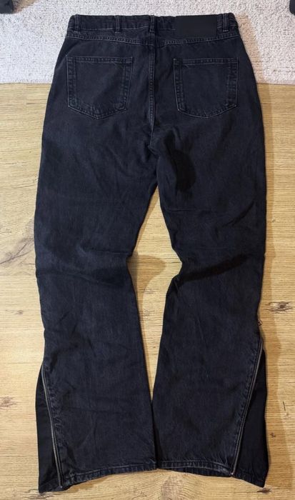 Zip Zara flared jeans клеш кльош джинси