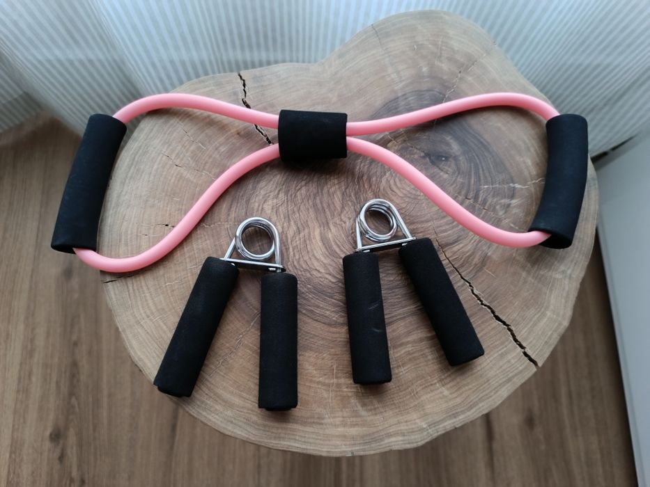 Conjunto de Elástico e Molas de Exercício
