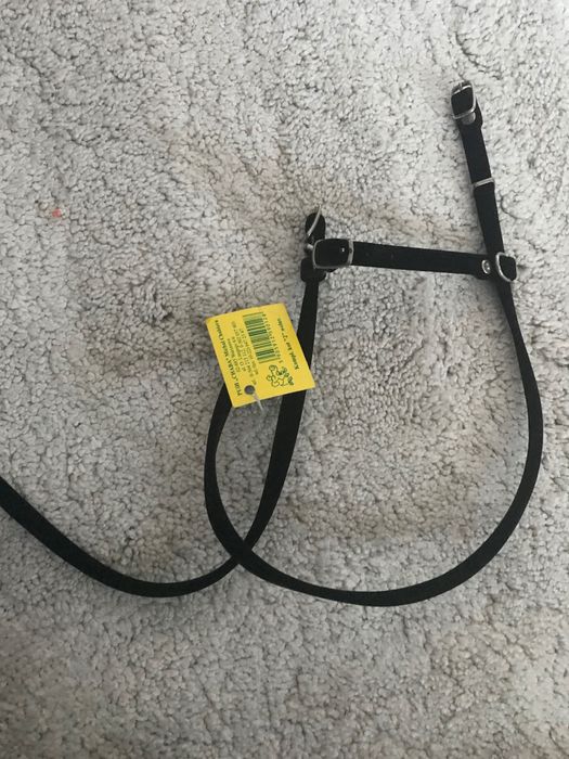 Szelki welurowe dla kota