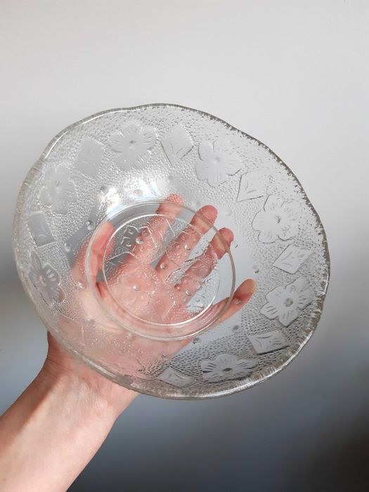 2 x duża salaterka miska Bratki, HSG Ząbkowice, lata 70-te PRL