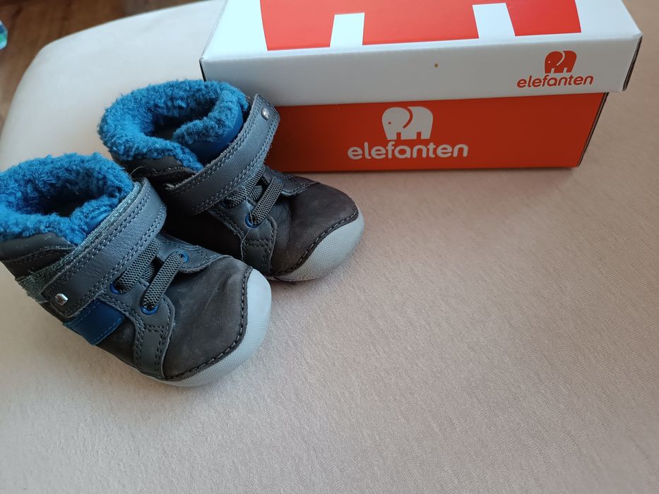 Buty zimowe Elefanten roz 20, pierwsze buciki