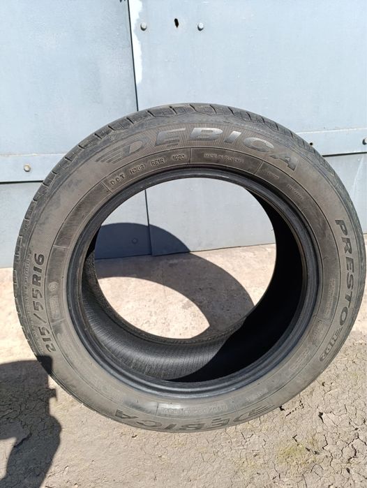 215/55 R16 Debika резина в хорошем состоянии комплект ЛЕТО