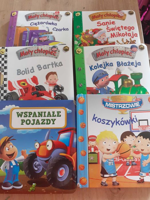 4 Książki z serii Mały chłopiec plus 2 dodatkowe
