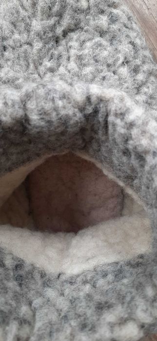 Wełniane kapcie bambosze r. uniwersalny