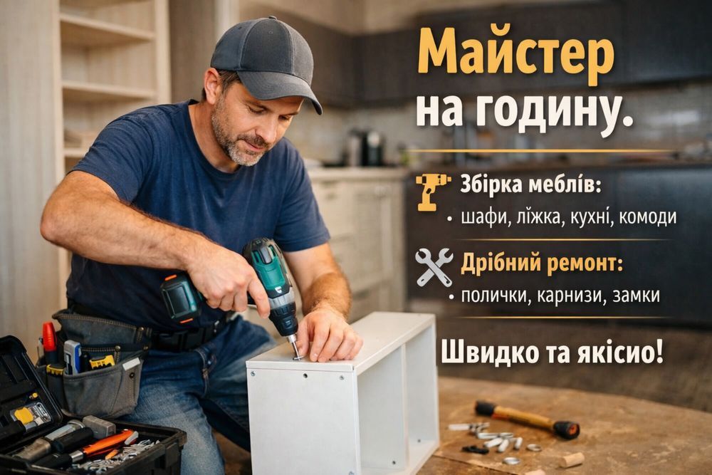 Чоловік на годину майстер на годину
