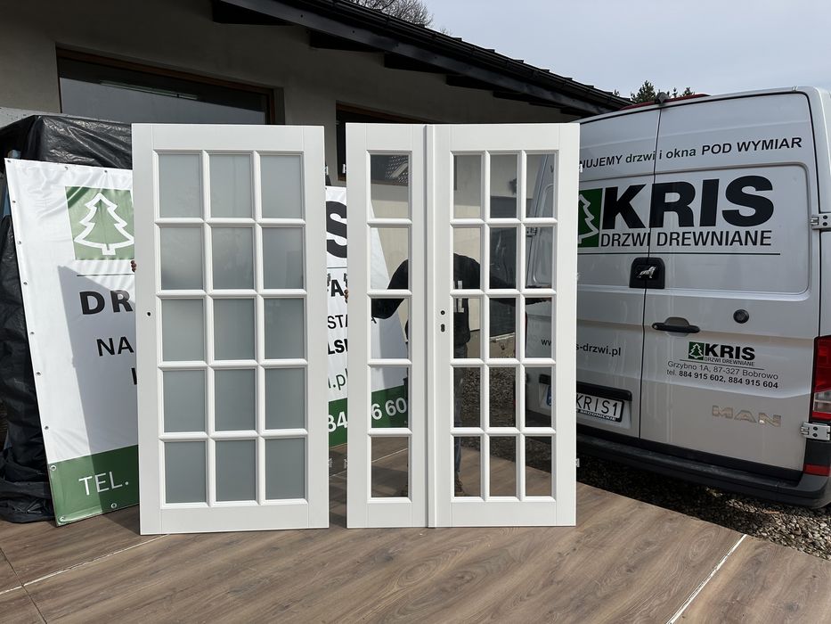 Drzwi wewnętrzne drewniane bialeAngielskie Na każdy wymiar CAŁA POLSKA