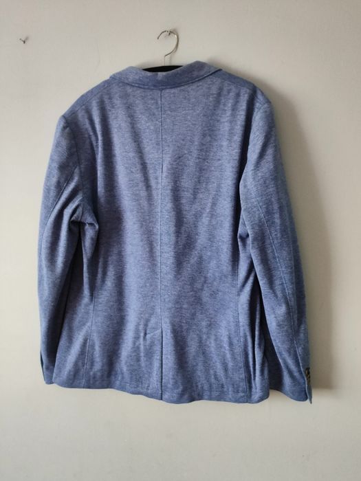 Sportowa niebieska marynarka XL