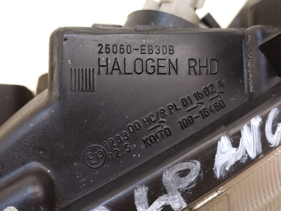 nissan navara d40 05-08 lampa lewa przednia lewy przód h4 26060-eb30b