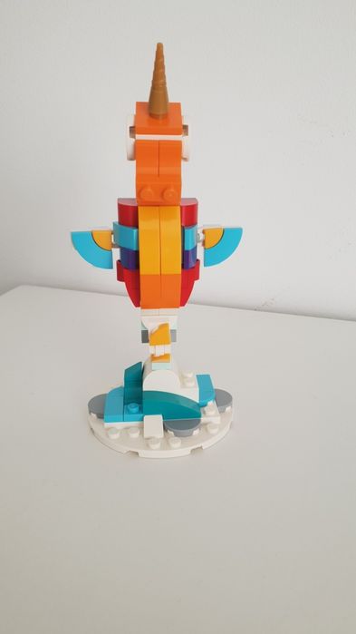 Klocki 3w1 lego creator 31140 jednkrożec, konik morski i paw