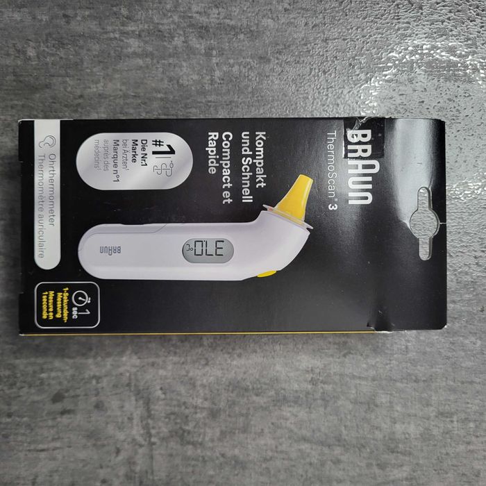 Braun thermoscan 3 elektroniczny termometr do ucha