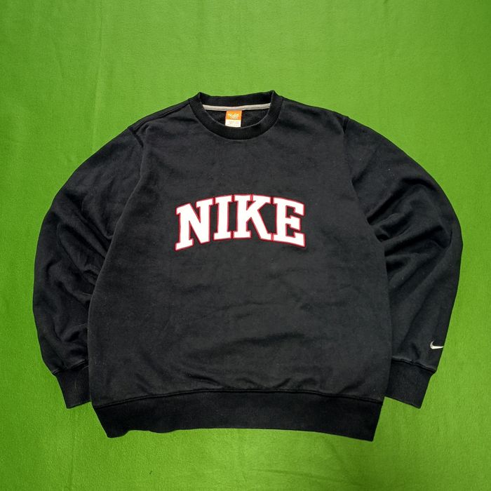 світшот NIKE vintage 90s sweatshirt Spellout Crewneck темно синя кофта Найк винтаж биг лого оверсайз свитшот вінтаж ретро оригінал найк ніке розмір L