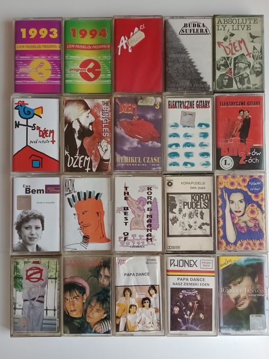 Kasety magnetofonowe.