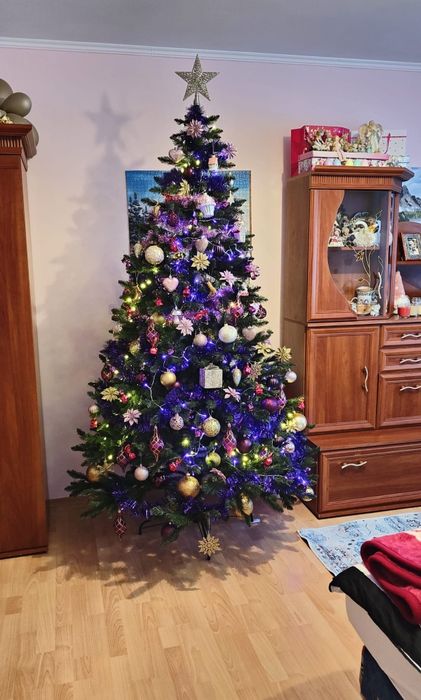 Choinka 220 cm - używana jak nowa