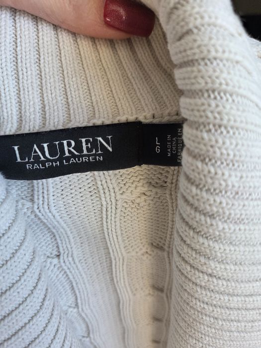 Sweterek Ralph Lauren warkocz