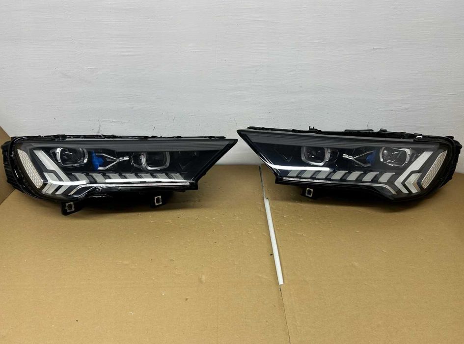 Audi Q7 4M фары передние фонари USA европа разборка