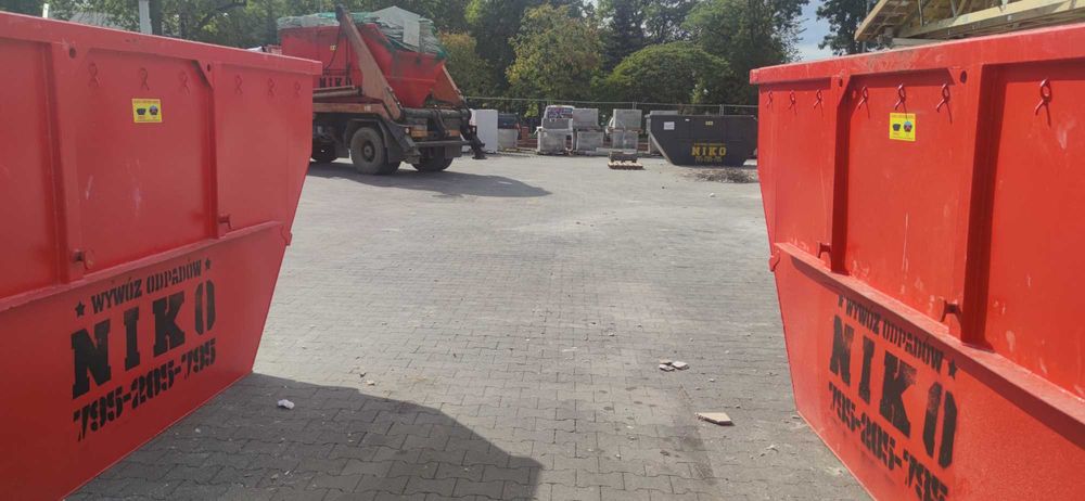 Wywóz gruzu odpadów wynajem kontenerów 1,5-36m3 NAJTANIEJ