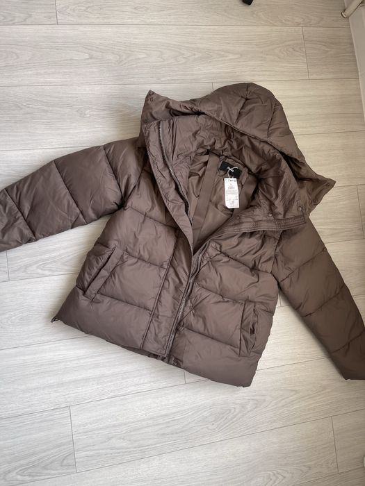 Трендовий пуховик тепла зимова куртка М-L