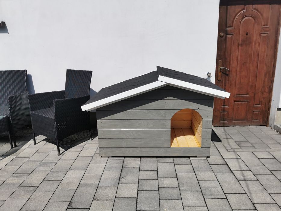 Domek Ocieplana buda dla psa z otwieranym dachem i przedsionkiem różne