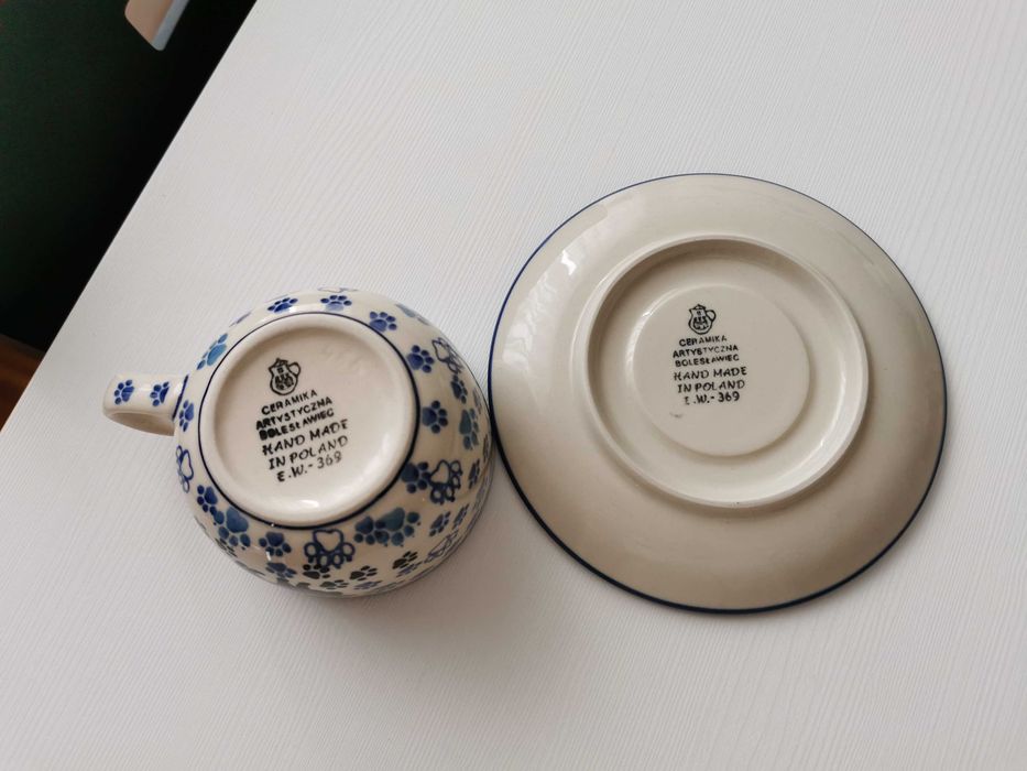 Turystyczny zestaw Bolesławiec kot nowy