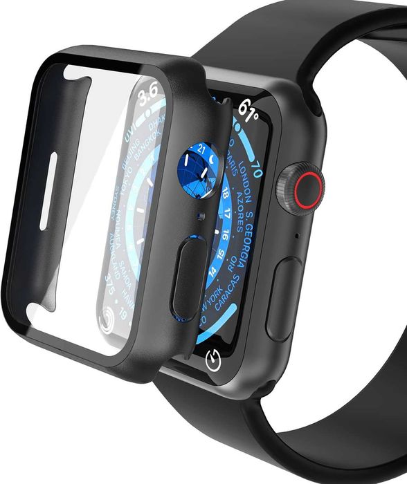 2x etui 2w1 z szybką do APPLE WATCH 7 / 8 / 9 (41mm)