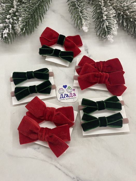 Резинки бантики для волосся (квіти, квіточки, заколки)