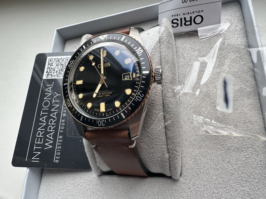 ORIS Divers Sixty-Five bronze bezel automatic 41mm