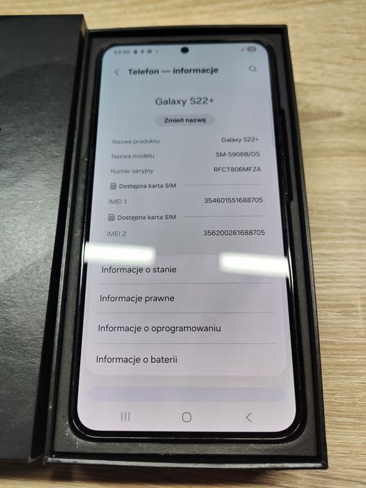 Samsung S22+ plus 8/128 GB