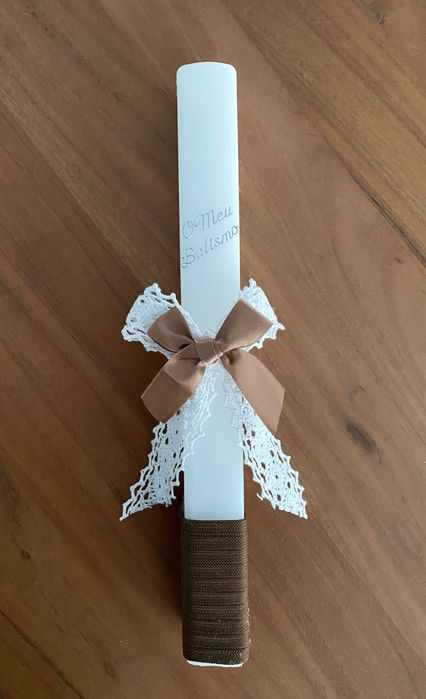 Velas Batizado, 1ª Comunhão/ Concha/ Toalha (NOVO)