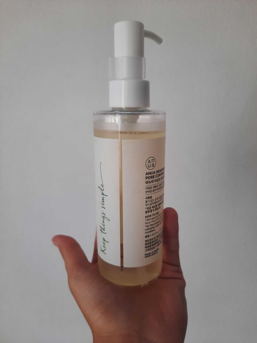 Óleo limpeza facial Anua Heartleaf