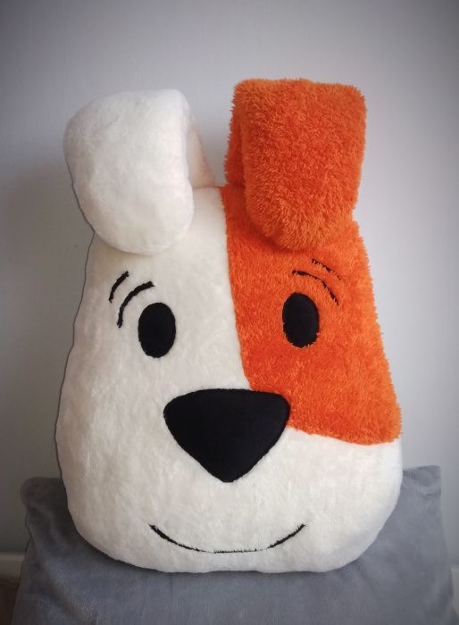 Duża poduszka REKSIO przytulanka maskotka rękodzieło HANDMADE