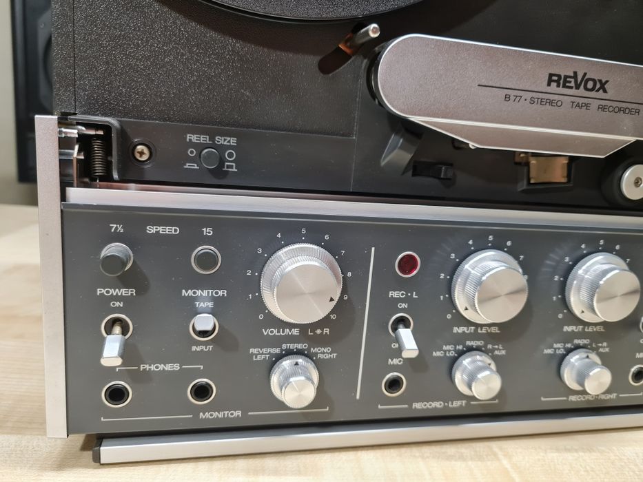 Revox B77 mała studyjna 38 cm/s + 2 szpule