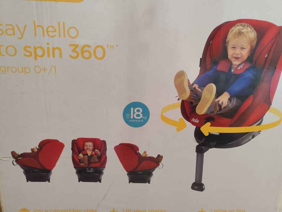 Cadeira Auto Joie Spin 360°