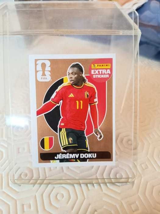 Jeremy Doku - Bronze - Fifa World Cup 2026 Extra Sticker - com sleeve rigida