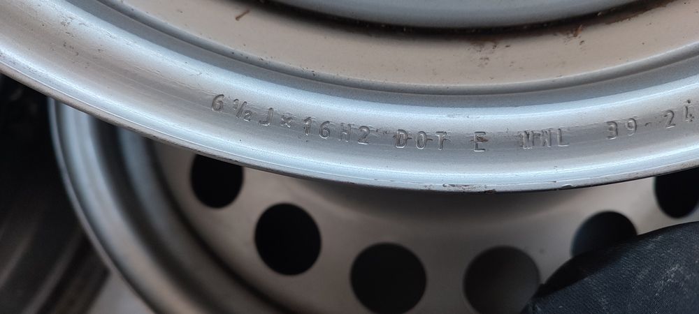 16" 6.5J 5x112 Felgi wzmacniane 720kg nośność Volkswagen Caddy