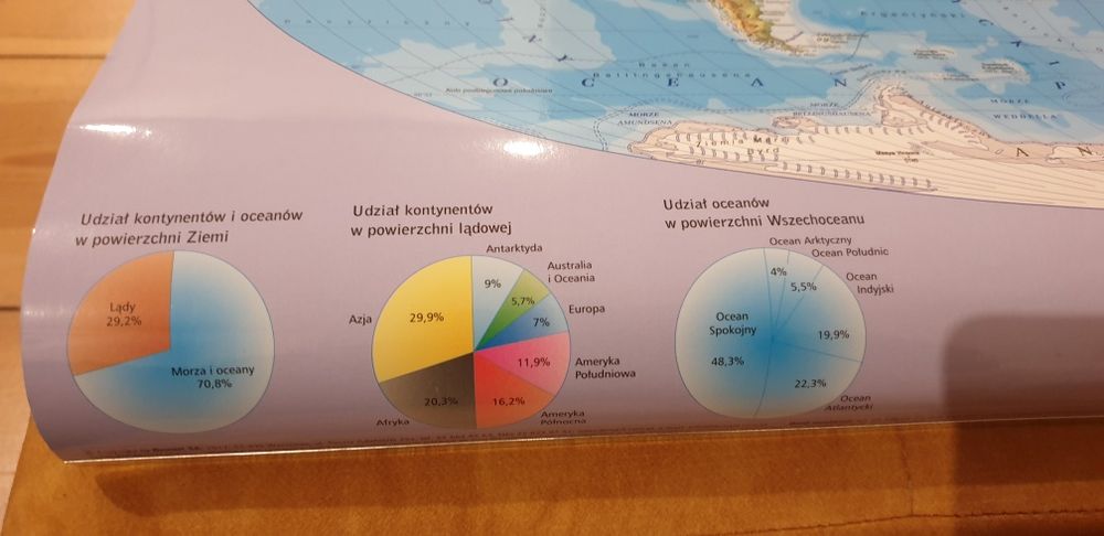 MAPA ŚWIATA dwustronna
