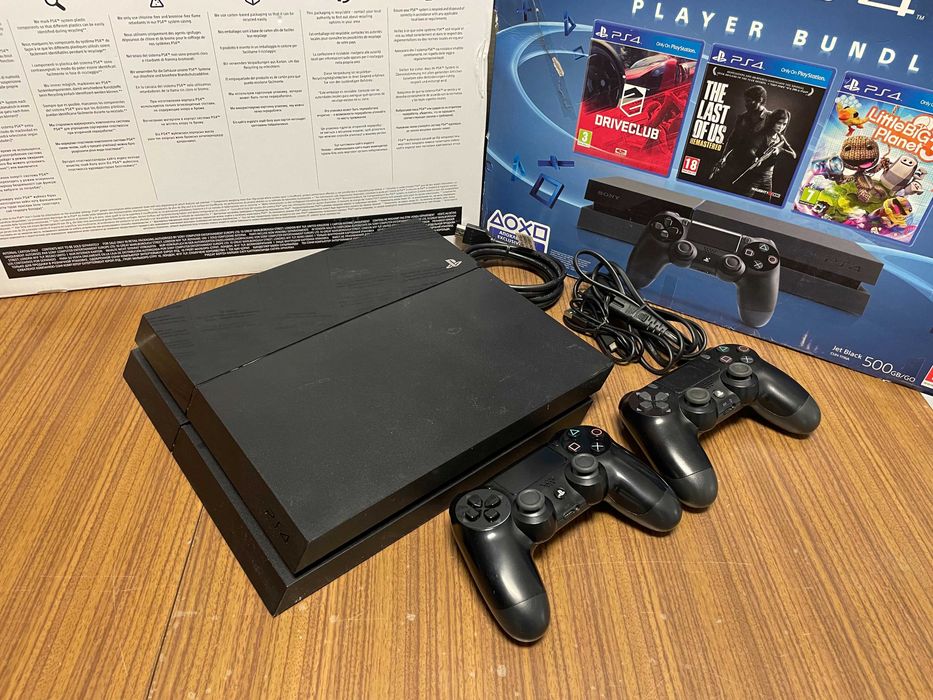 Konsola PlayStation 4 PS4 FAT 500GB 2 pady - Czytaj opis