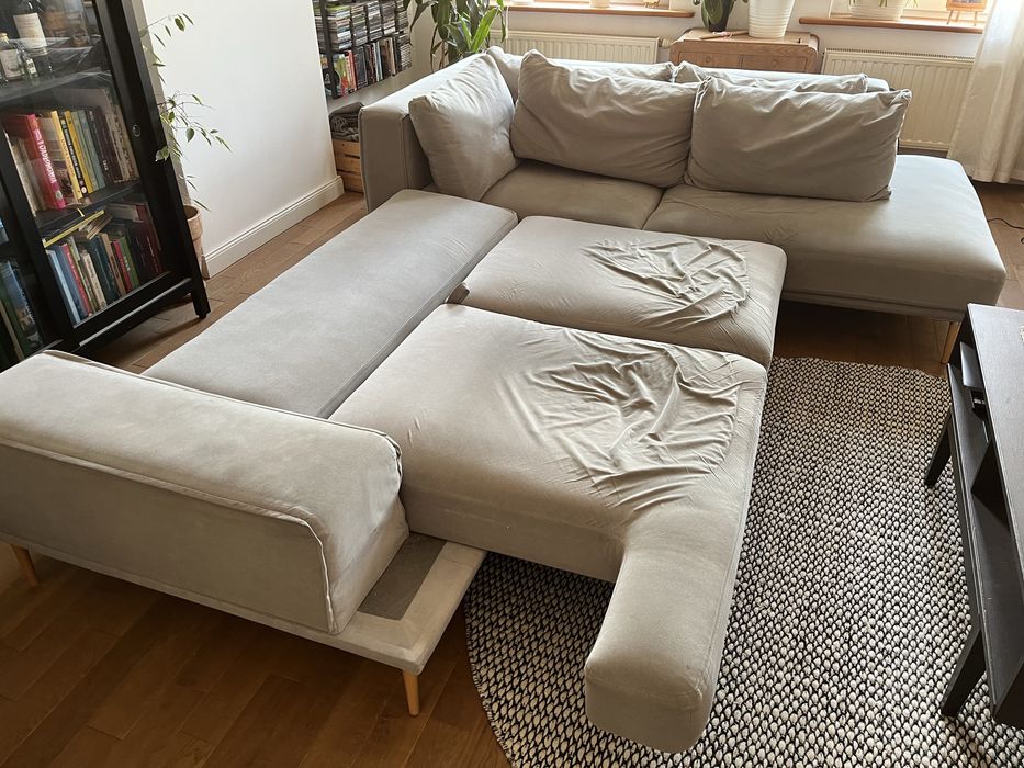 Duża sofa rozkładana Rogówka 5 osobowa