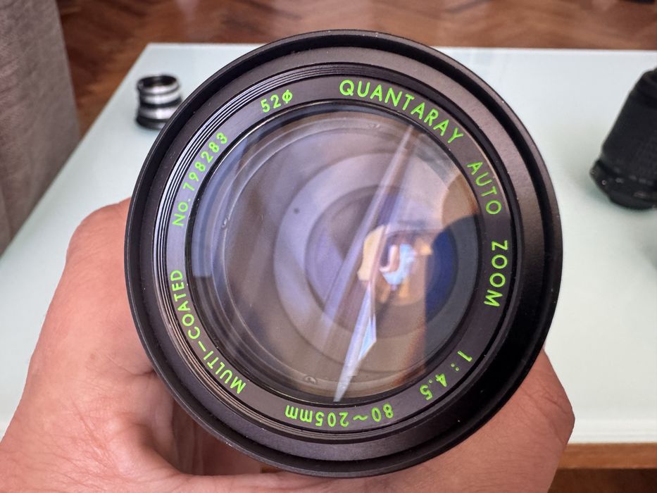 Обʼєктиви мануальні : Nikon, Sigma, Quantaray,