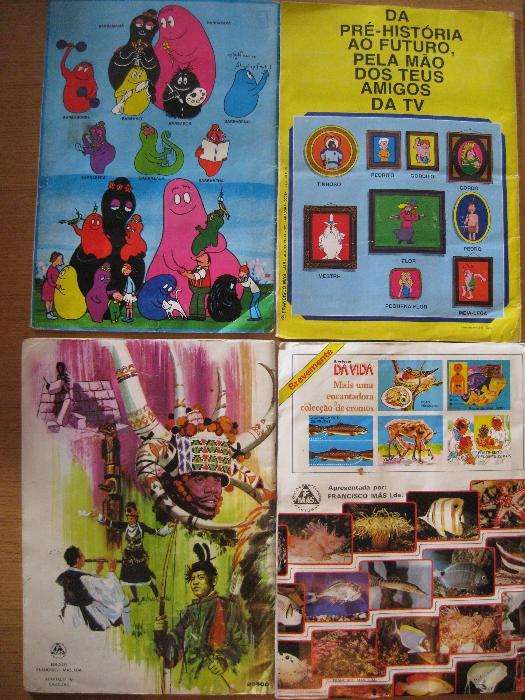 Cadernetas de cromos anos 80