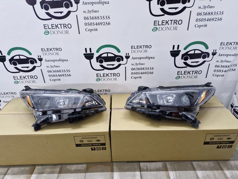 Фара Nissan Leaf 18-24 р.в. фари передні права ліва Ніссан Ліф 2