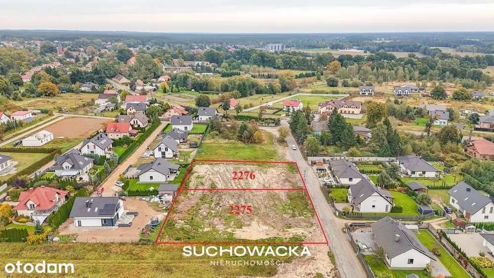 2 działki budowlane | 15–16 ar | Ochla-Akacjowa