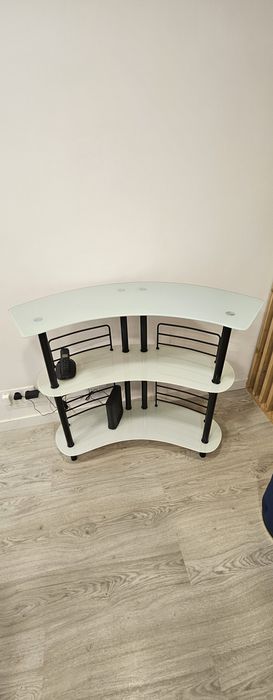 Mesa de apoio tampo vidro