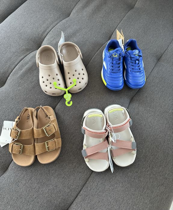 Сандалі Zara босоніжки zara 27 шкіряні crocs c10 оригінал
