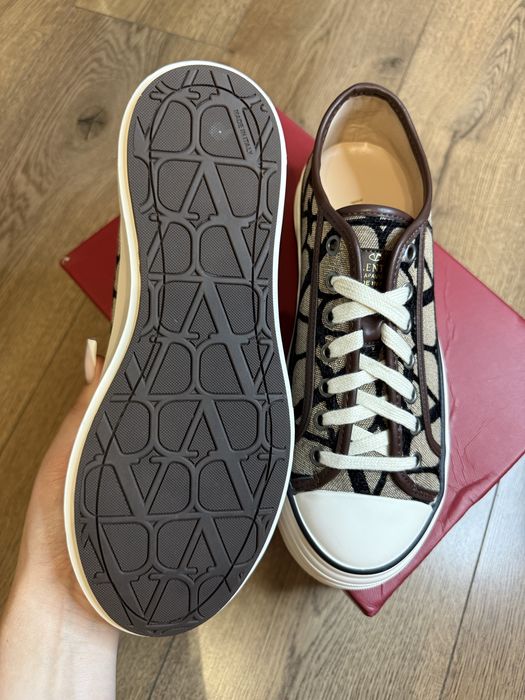 Кеди Valentino в коричневому кольорі