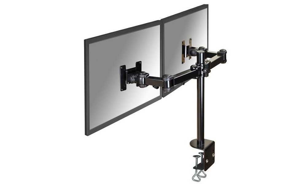 Uchwyt biurkowy do 2 monitorów Neomounts D960D max.27"