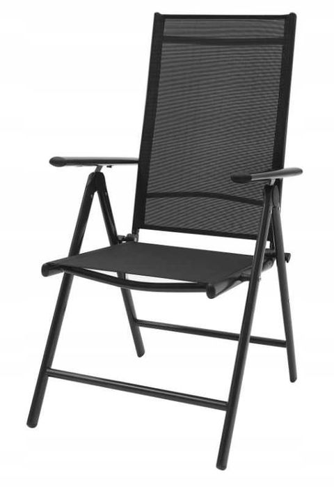 Zestaw MEBLI Ogrodowych Szklany STÓŁ 6 KRZESEŁ