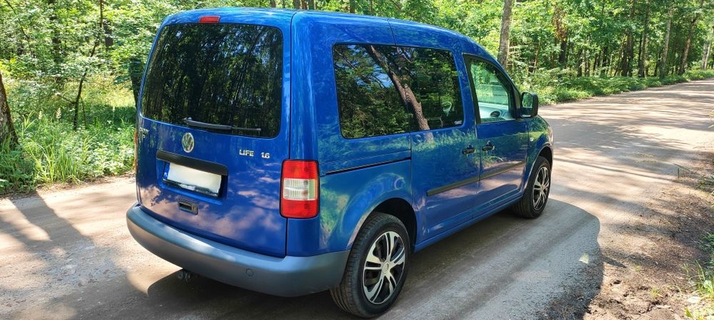 VW Caddy 2005 1, 6 Benzyna+LPG Nowa butla  380.500 km. 7 osób. Klimatyzacja Hak chowany