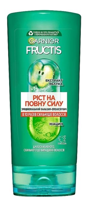 Новый укрепляющий  бальзам-ополаскиватель для роста волос Garnier