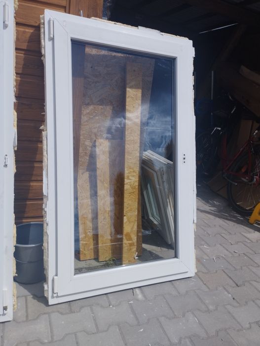 Okno PCV plastikowe z demontażu 870x1430