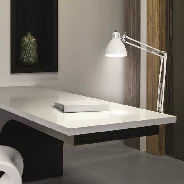 Candeeiro de Secretária JJ c/Grampo Preto da Leucos (Original e Novo)